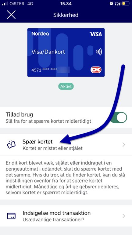 spær kort nordea|Nordea Danmark